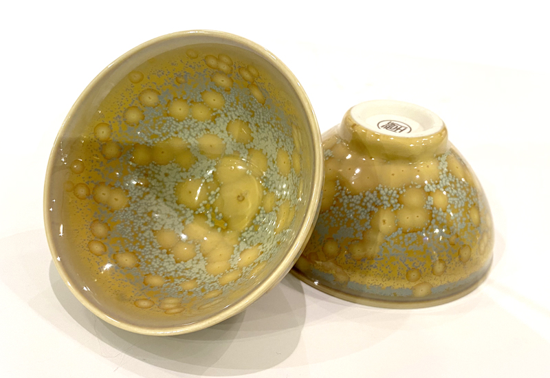【限量優惠65折】大立窯 晶采精彩(對杯組) 結晶釉 杯壺茶具 鶯歌燒 Pair of cups