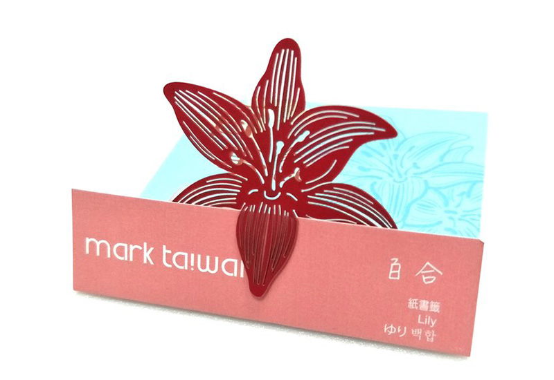 大視 麥麥植物園-百合花(紙書籤) 文具禮品 書夾 Bookmark