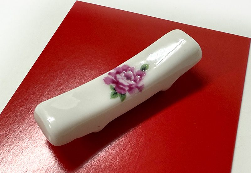 台灣花布 陶瓷筷架1入組 台灣花布 陶瓷筷架1入組