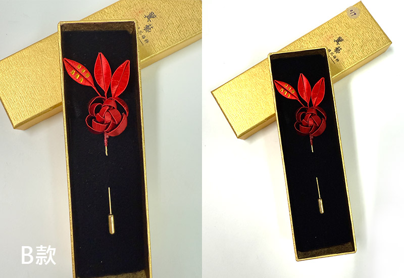 傳統紅春仔花(玫瑰)夾/胸針/髮梳 傳統紅春仔花(玫瑰)夾/胸針/髮梳