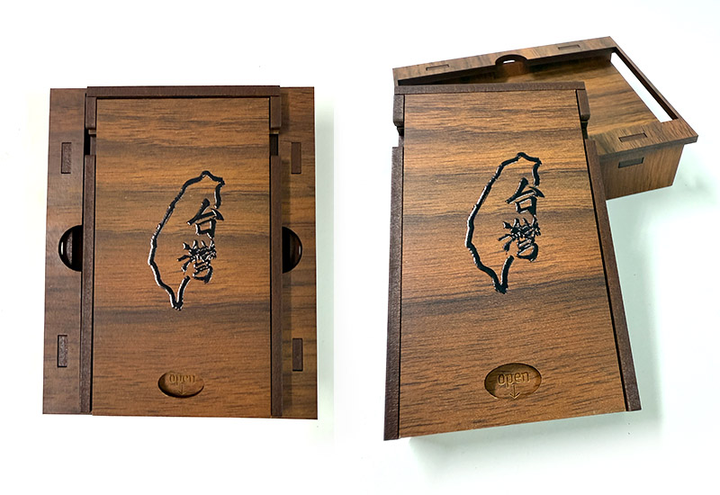 台灣相思木紋名片盒 台灣相思木紋名片盒