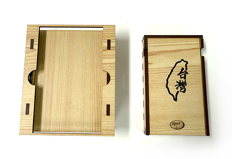 台灣檜木紋名片盒 台灣檜木紋名片盒