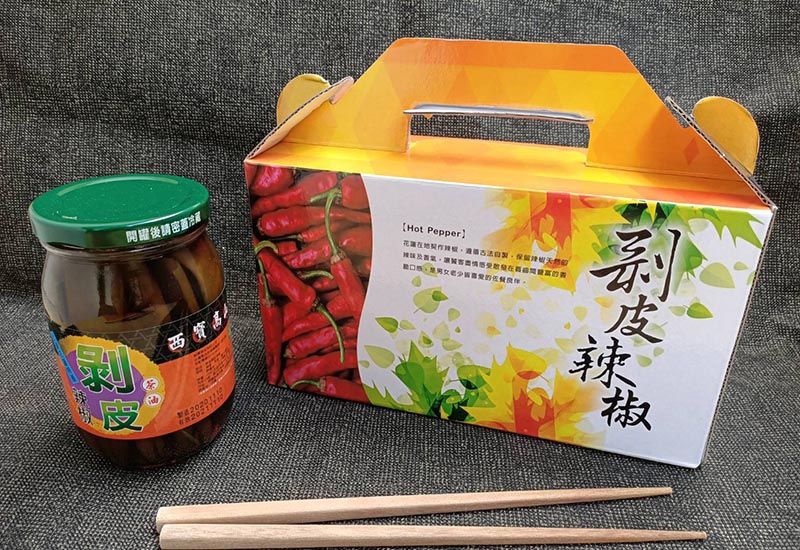 台灣在地美食系列 茶油剝皮辣椒 (3罐入)