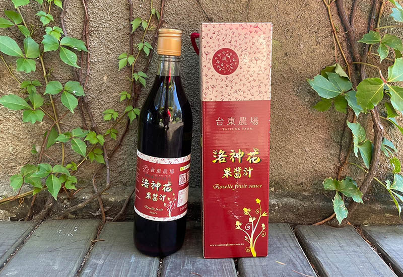 台東農場 洛神花果醬汁