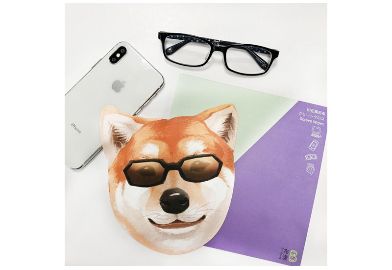 布漾 眼鏡造型布-橘柴犬