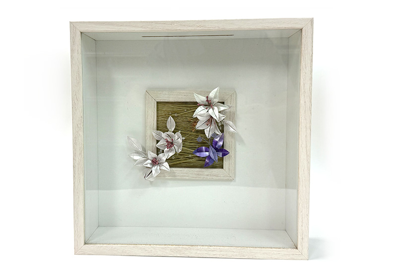 大件纏花裝置-舞花戲蝶