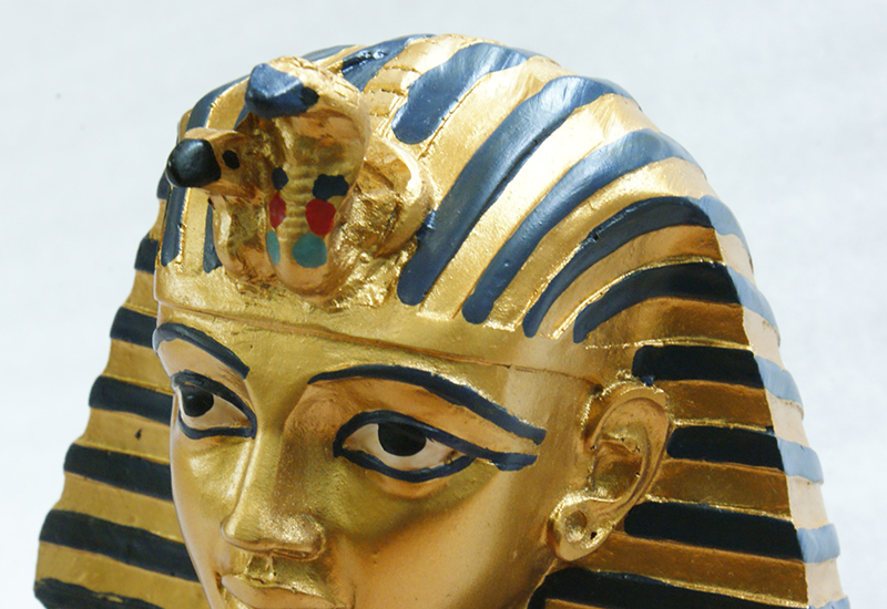 古埃及文明 埃及中王字頭 埃及人偶人像 居家擺飾 法老王圖坦卡門 mask of Tutankhamun