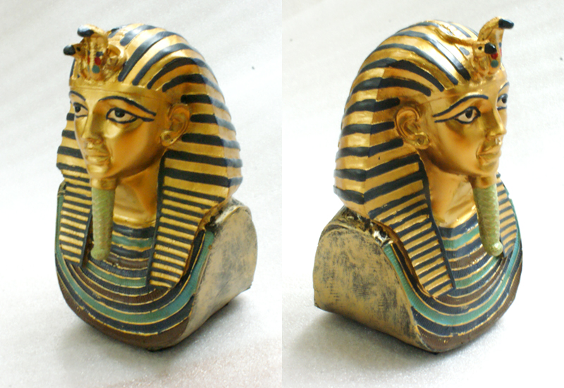 古埃及文明 埃及中王字頭 埃及人偶人像 居家擺飾 法老王圖坦卡門 mask of Tutankhamun