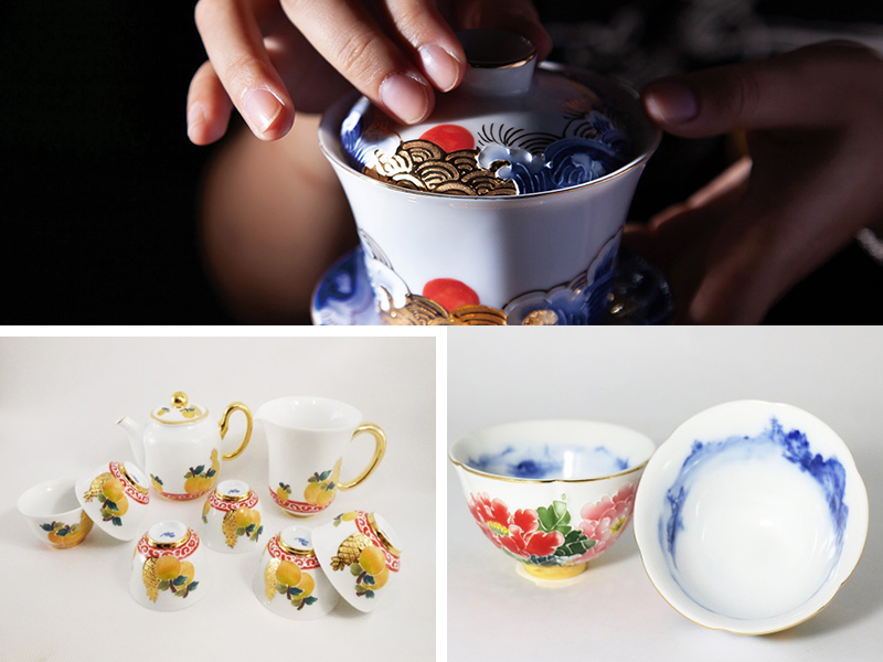 台灣陶瓷工藝鎏金法華彩Taiwan porcelain craft Gilding Art