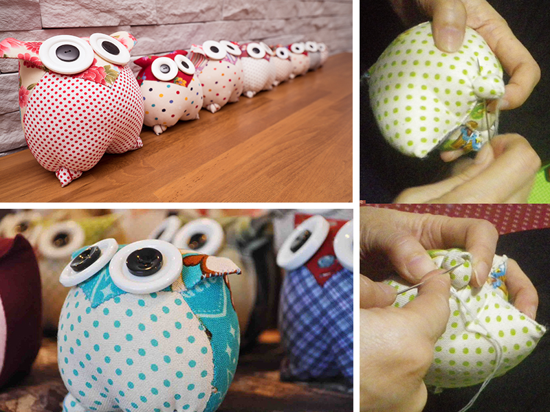 台灣玩具 布偶童玩 玩偶玩具 手工布娃娃 台灣手工縫製 Taiwan Handmade animal puppet diy owl