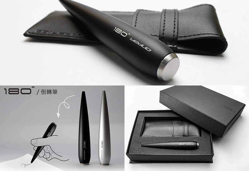Yeduo 180倒轉筆-黑 鋼珠筆原子筆 筆類書寫用品 文具禮品
