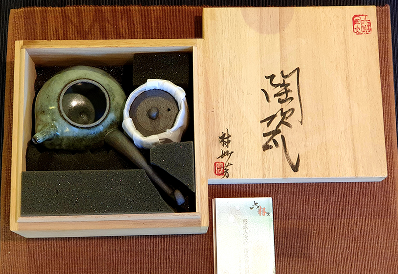 林妙芳 黑陶 墨青-飛天壺(單品) 杯壺茶具 鶯歌燒