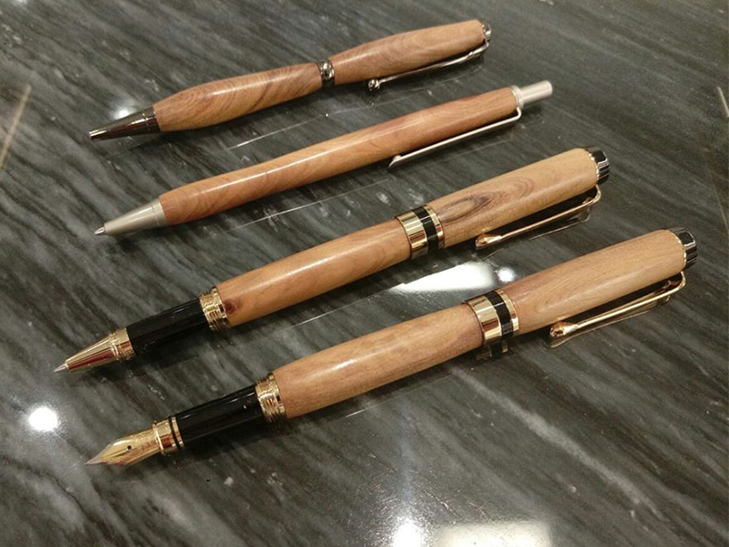 【 台灣肖楠製筆 】木製工藝再次融入文化與生活 Taiwan Incense Cedar tree pen 