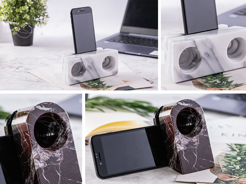 臺灣大理石工藝 大理石手機擴音器 手機喇叭Taiwan marble stone phone loudspeaker speaker