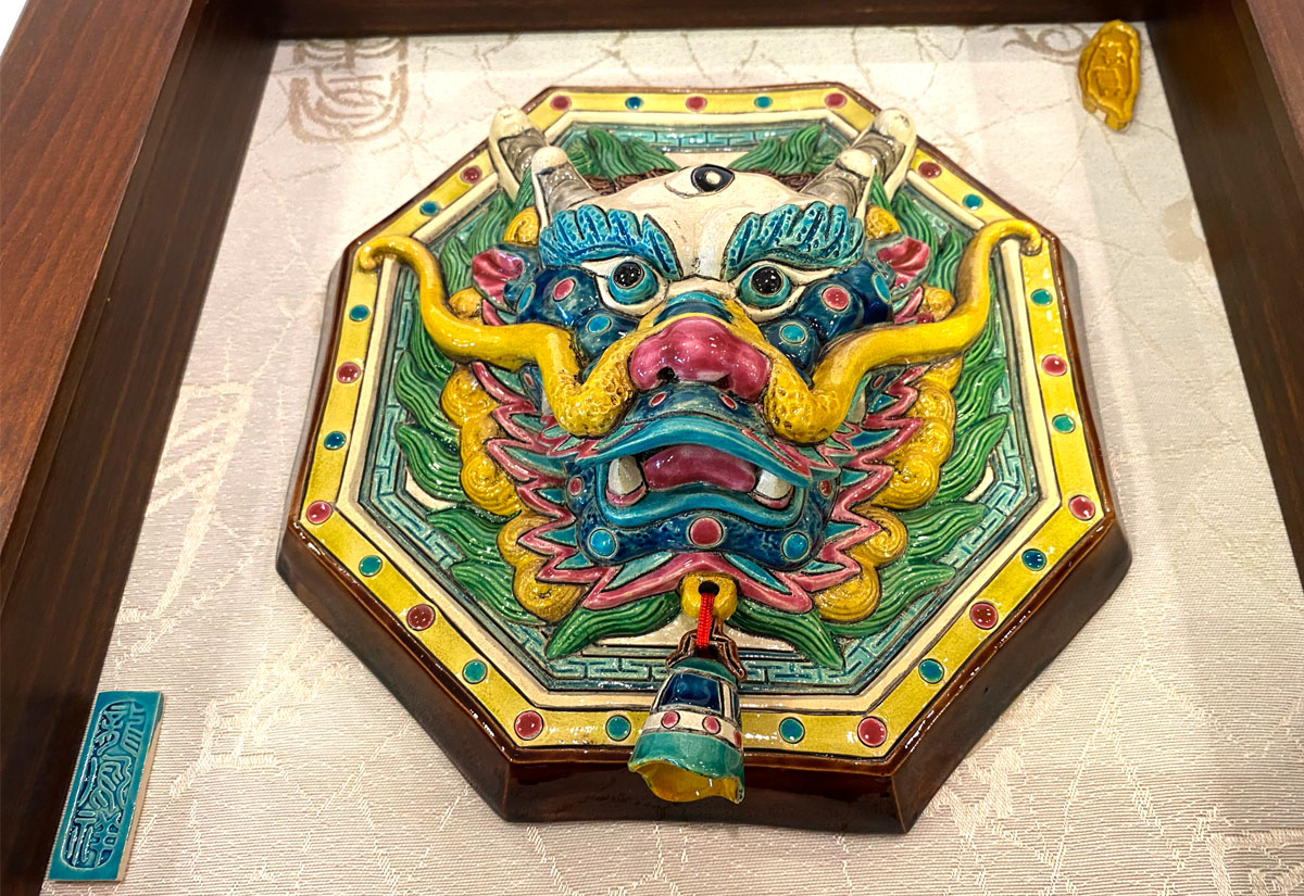 呂世仁富貴龍(框) 交趾陶掛畫台灣禮品館台灣嚴選好物商城公司企業團購