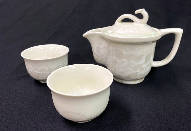 彭文雄如意一壺二杯結晶釉茶具組台灣禮品館台灣嚴選好物商城公司企業