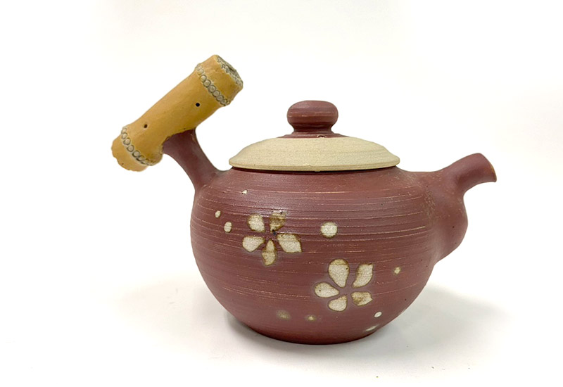 中国古玩 唐物 煎茶道具 染付 大清康熈年製 款 蛍 急須