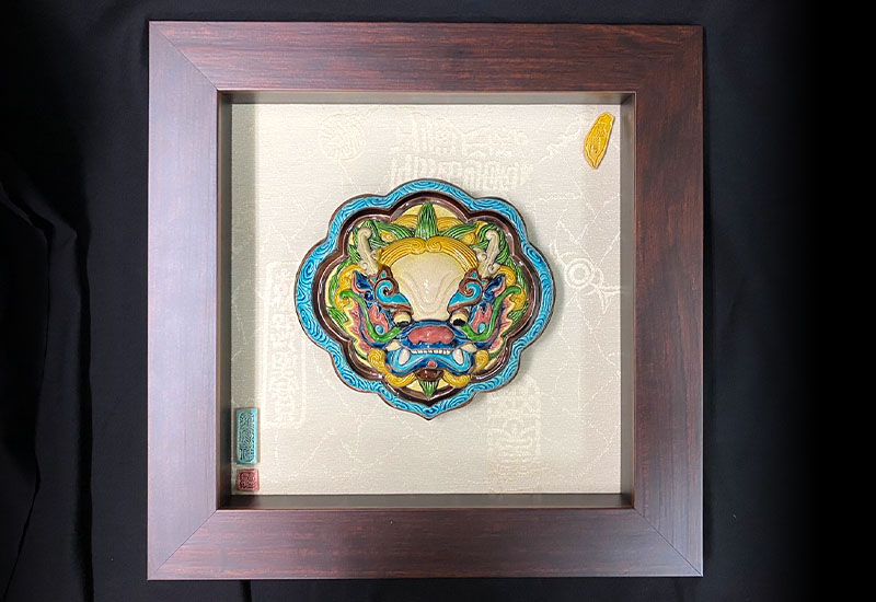 呂世仁龍如意交趾陶掛畫台灣禮品館台灣嚴選好物商城公司企業團購台灣