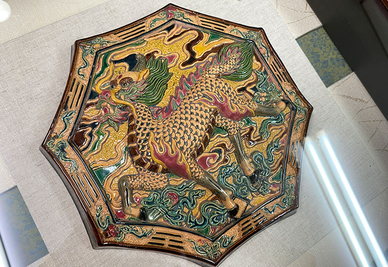 呂勝南NH- 0209 八卦麒麟(含框與玻璃面) 台灣禮品館台灣嚴選好物商城
