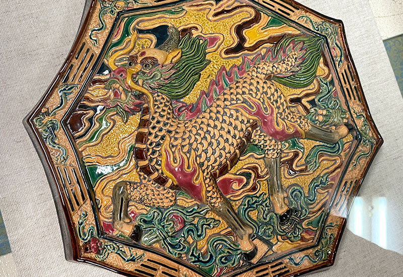 呂勝南NH- 0209 八卦麒麟(含框與玻璃面) 台灣禮品館台灣嚴選好物商城