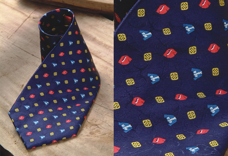 印象台灣 懷舊台灣 客家風情領帶 