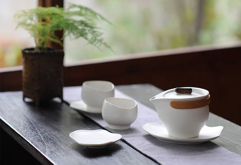 雙鴻 逸 Leisure -白瓷茶組(6件) 茶具組