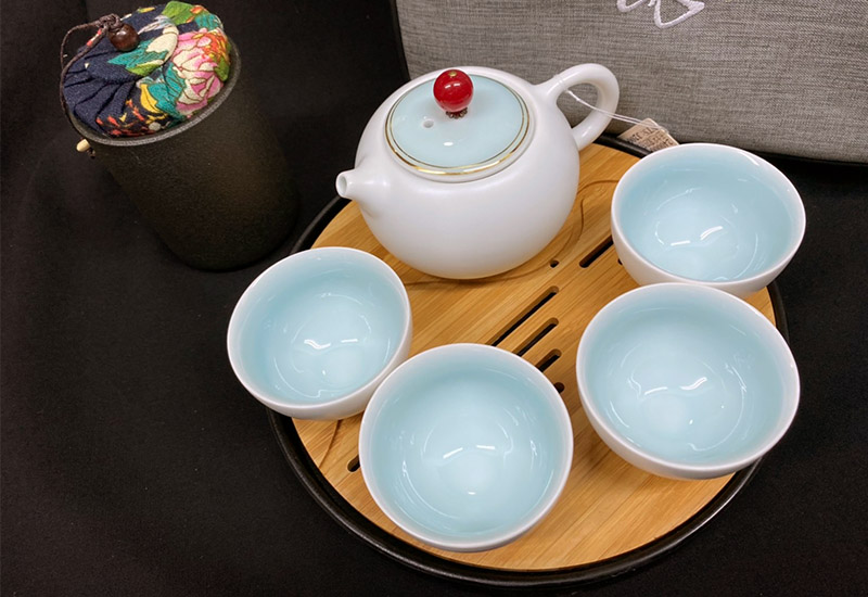 三唐(鹿港窯) 四方茶盤旅行茶組