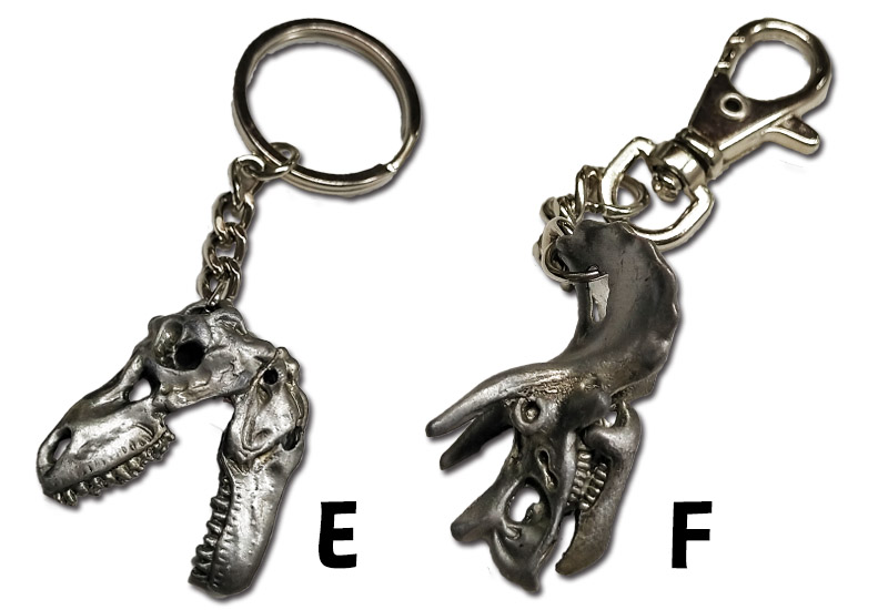 恐龍夢公園 恐龍金屬鑰匙圈(10種造型)