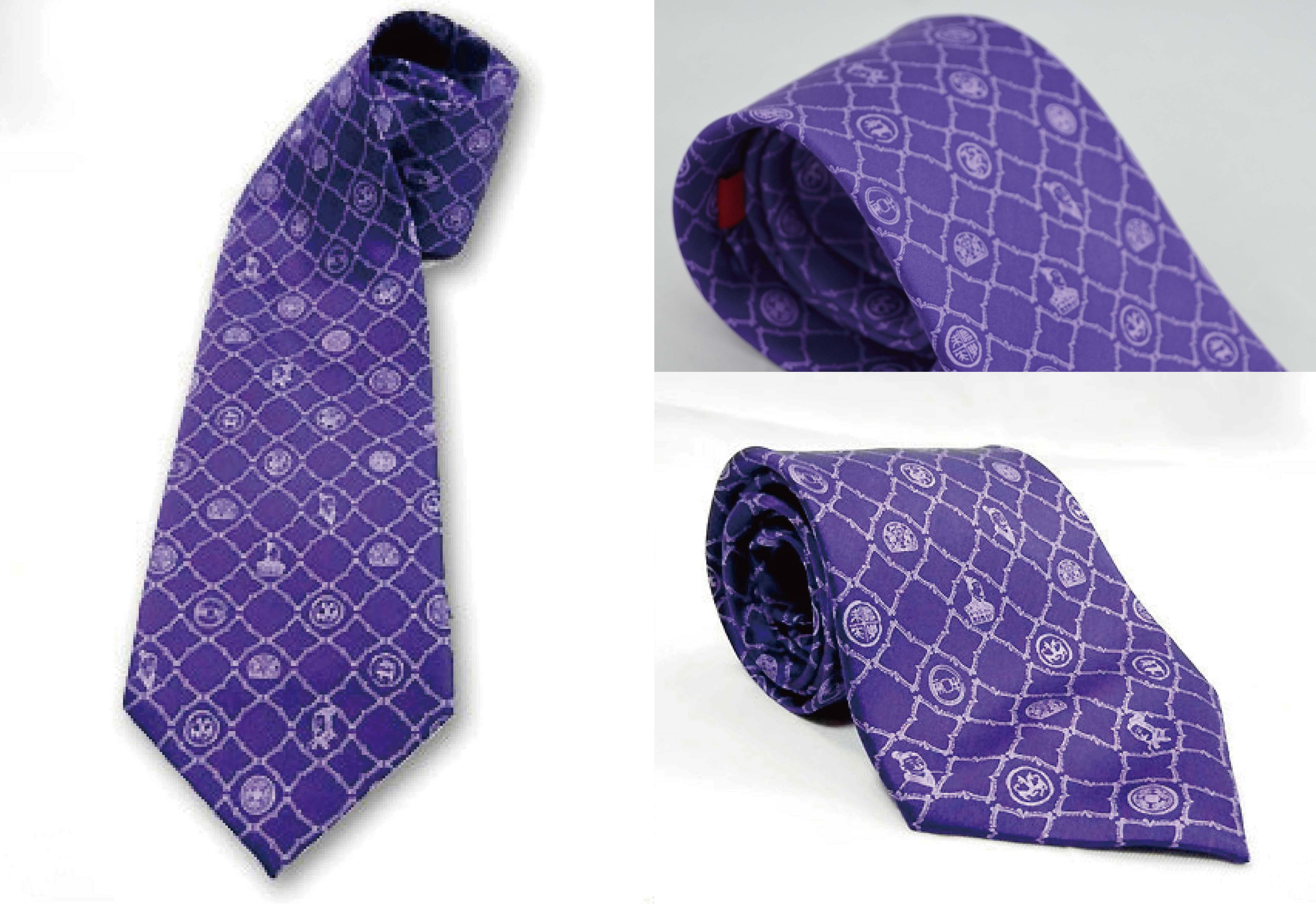 兵馬俑 紫色領帶