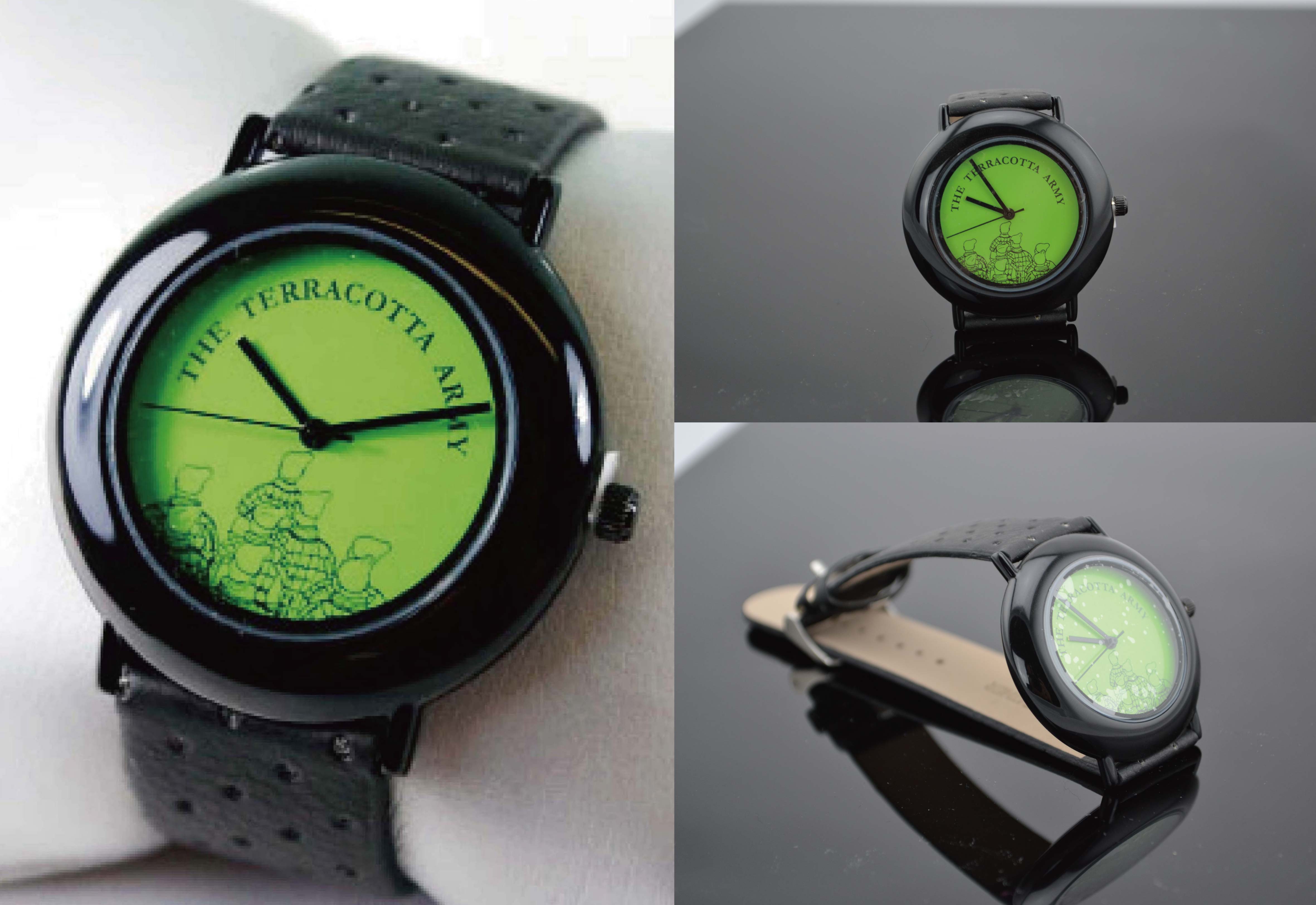 兵馬俑 潮流俑群手錶-綠色