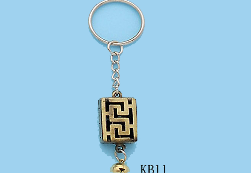 黃金系列 黃金鈴鐺鑰匙圈-KB11