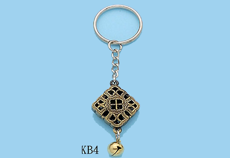 黃金系列 黃金鈴鐺鑰匙圈-KB4