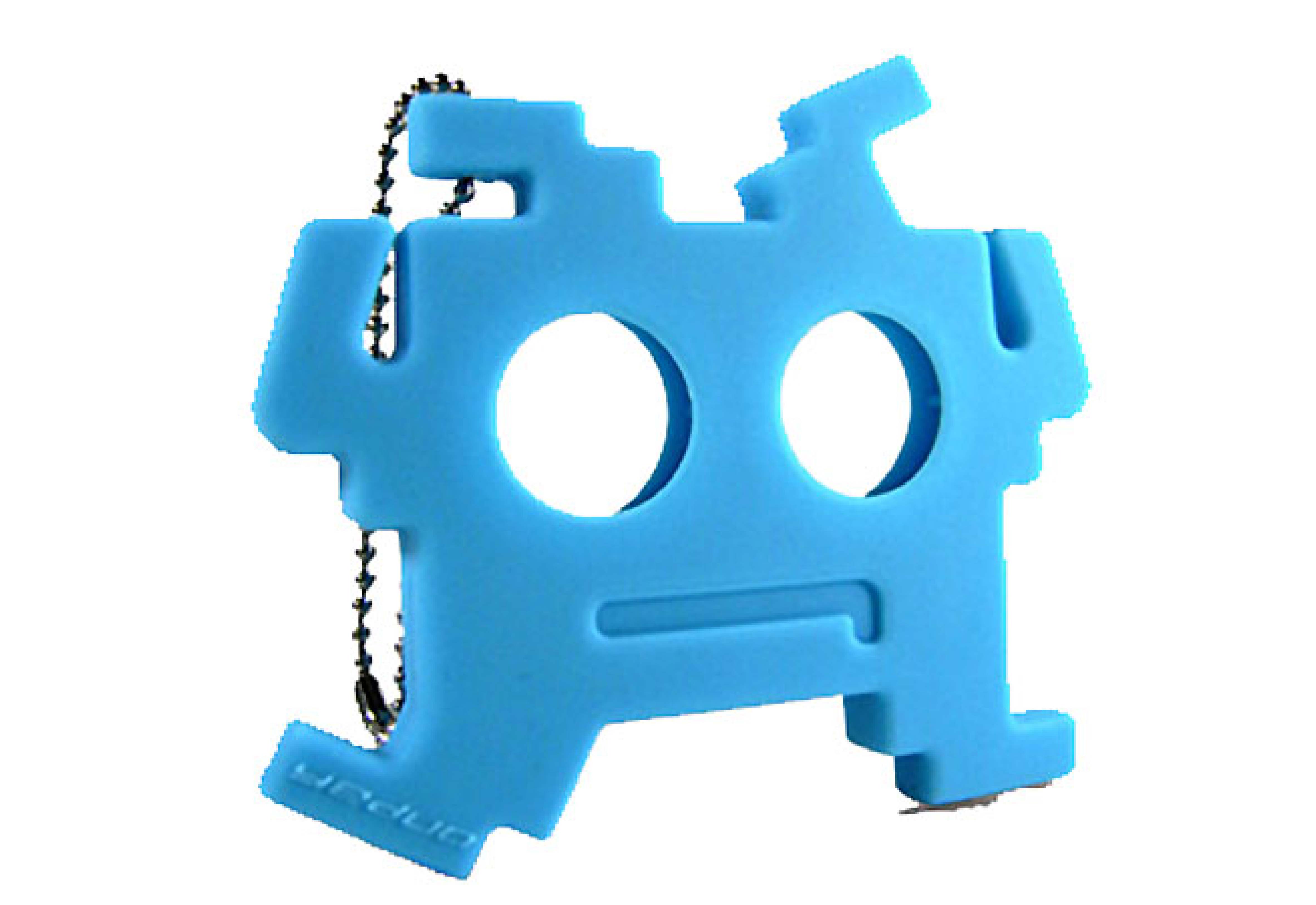 Yeduo 綁架外星人耳機捲線器-藍色(耳塞式)