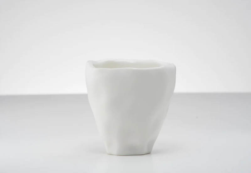 雙鴻 綻放 Blooming-白瓷杯(百合)
