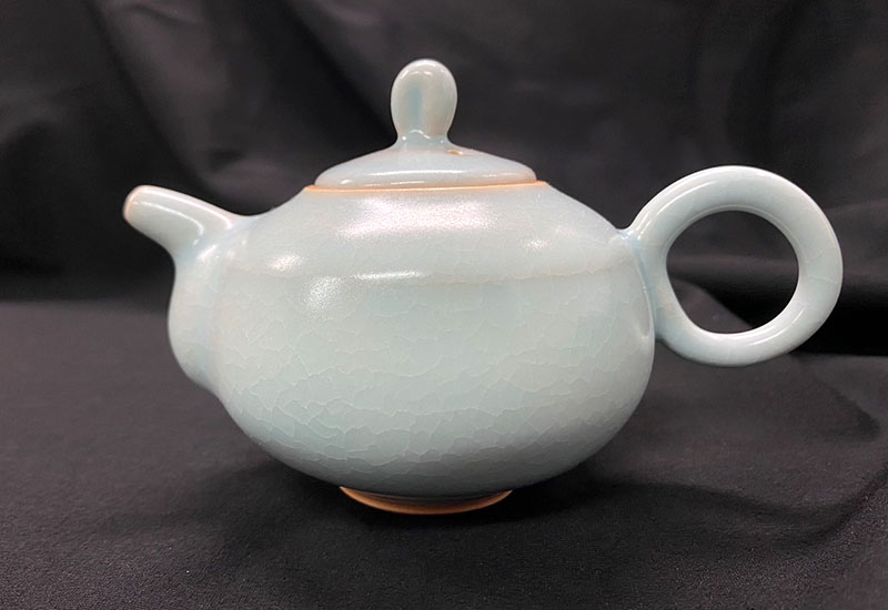 林妙芳 天青-正把壺(單品) 茶壺茶具 鶯歌燒 