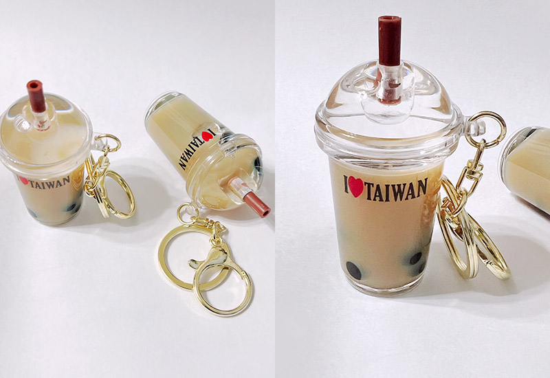 珍珠奶茶鑰匙圈(液體) 珍珠奶茶鑰匙圈(液體)