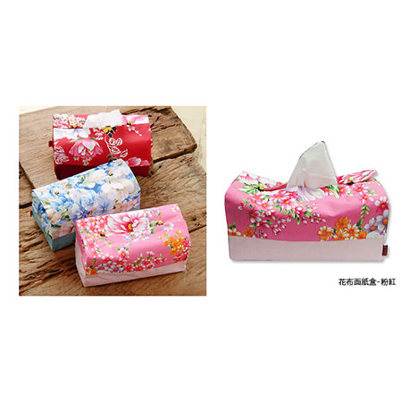 台灣花布面紙盒 Taiwan soft breeze Multicolor cloth Pillow toilet paper box 