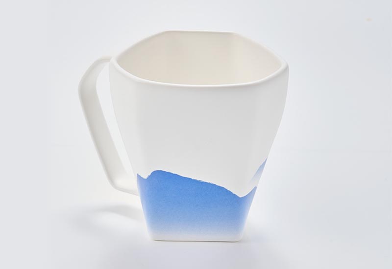 傑作陶 L94-玉山、阿里山天燈杯(漸層) 鶯歌燒  杯子 馬克杯 茶杯 mug cup