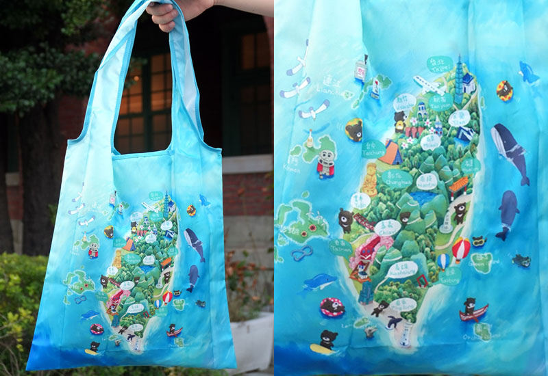 布漾 環保袋-四面環海 環保袋
