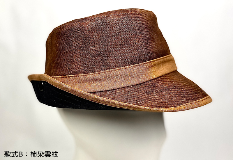 天染工坊 星宇遊蹤~天染亞麻牛仔帽(2色可選) 台灣布染 帽子 Cowboy hat