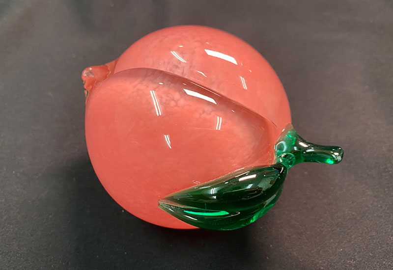 春池玻璃 2號水蜜桃(粉紅/綠葉)