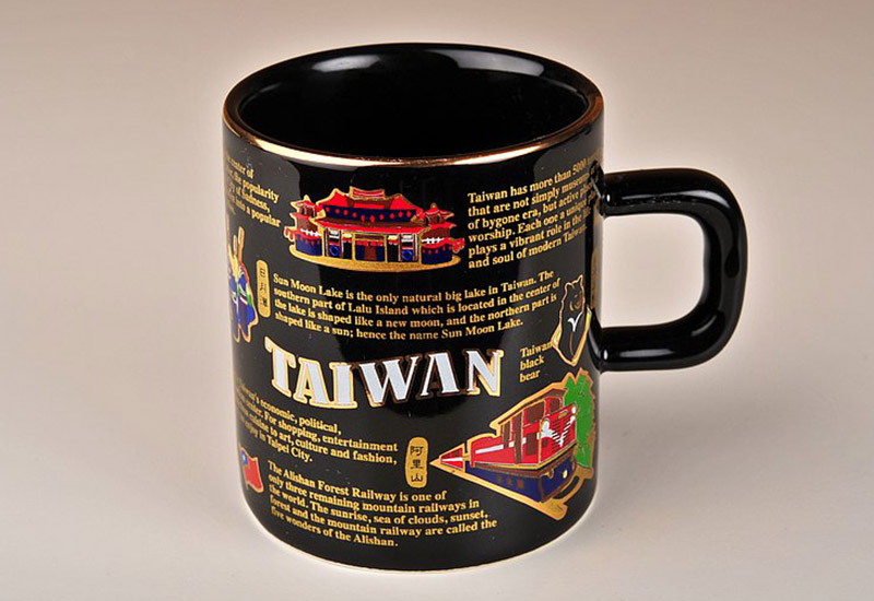 來杯 Expresso 吧 描金馬克杯Taiwan 原創設計 經典小咖啡杯