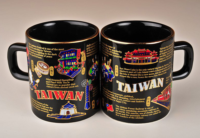 來杯 Expresso 吧 描金馬克杯Taiwan 原創設計 經典小咖啡杯