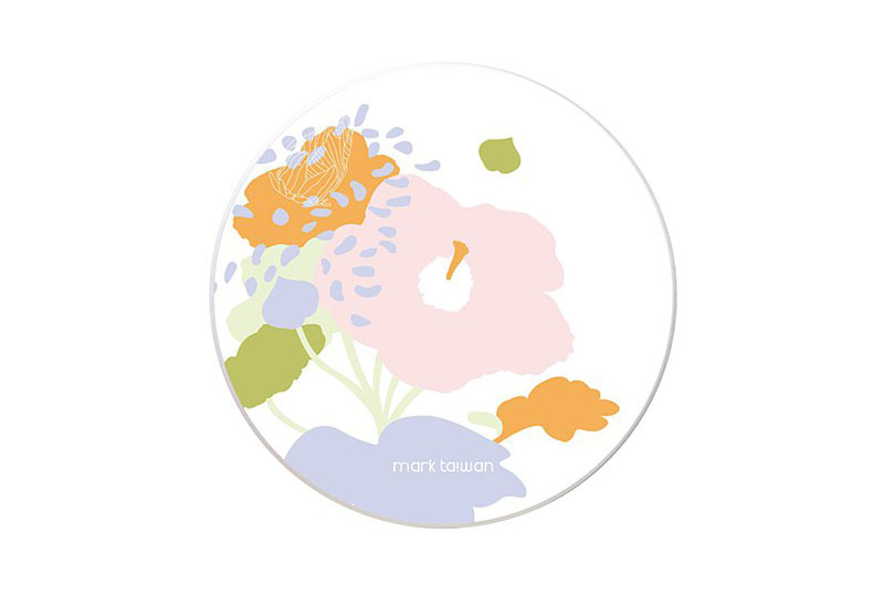大視 山芙蓉杯墊 吸水杯墊 山芙蓉花杯墊 Taiwan Mountain Hibiscus Flower coaster