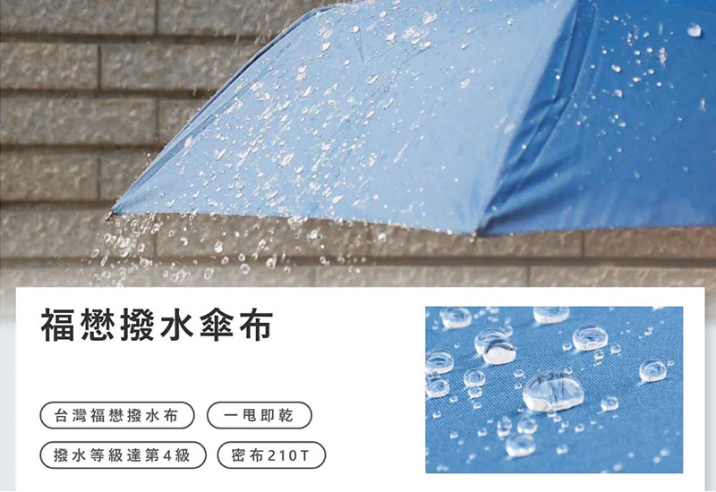 富雨 H01自動開收3折傘系列