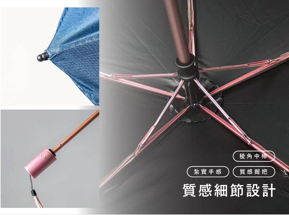 富雨 安全式中棒輕量降溫自動折傘(多色)-IFS01 umbrella 