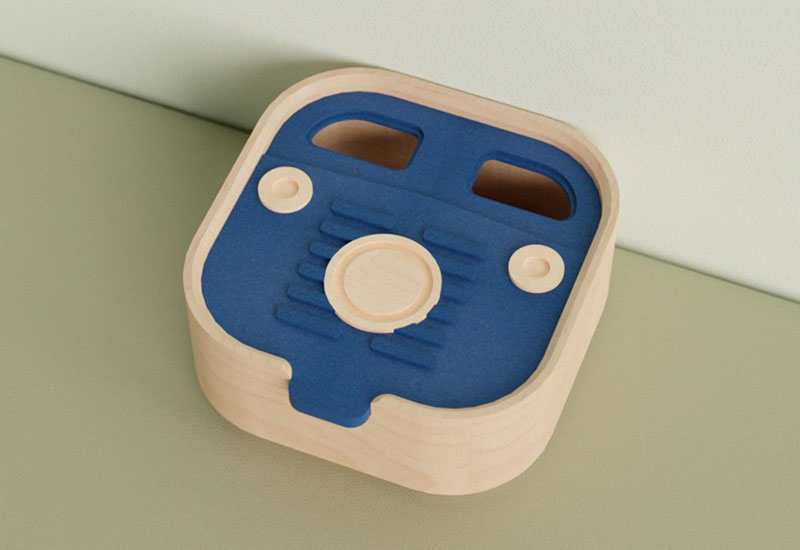 阿里山小火車-收納盒-藍&nbsp;Alishan Little Train-Storage Box